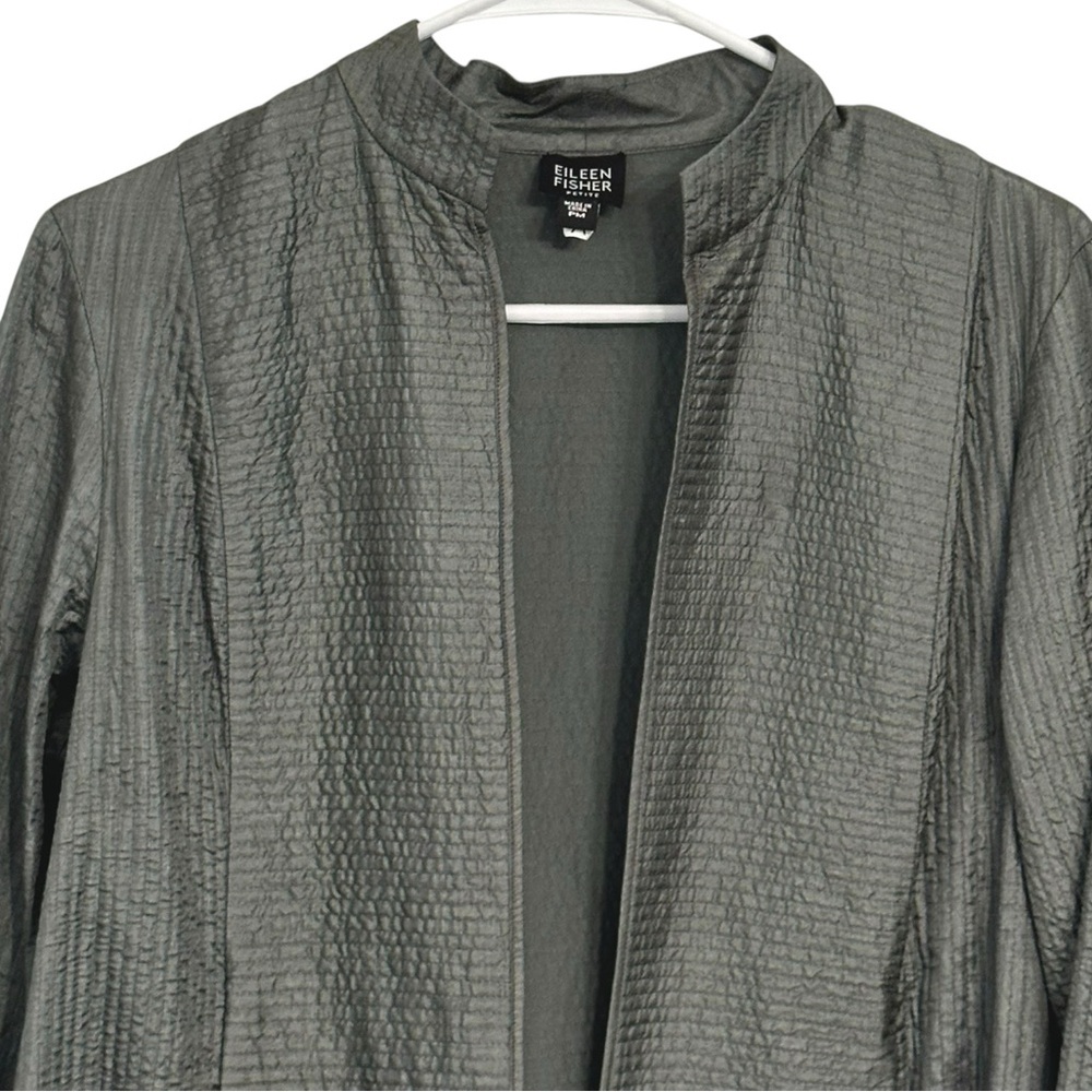 🔥HOST PICK🔥 Eileen Fisher Green Blazer and Pants Set PM - Picture 7 of 11